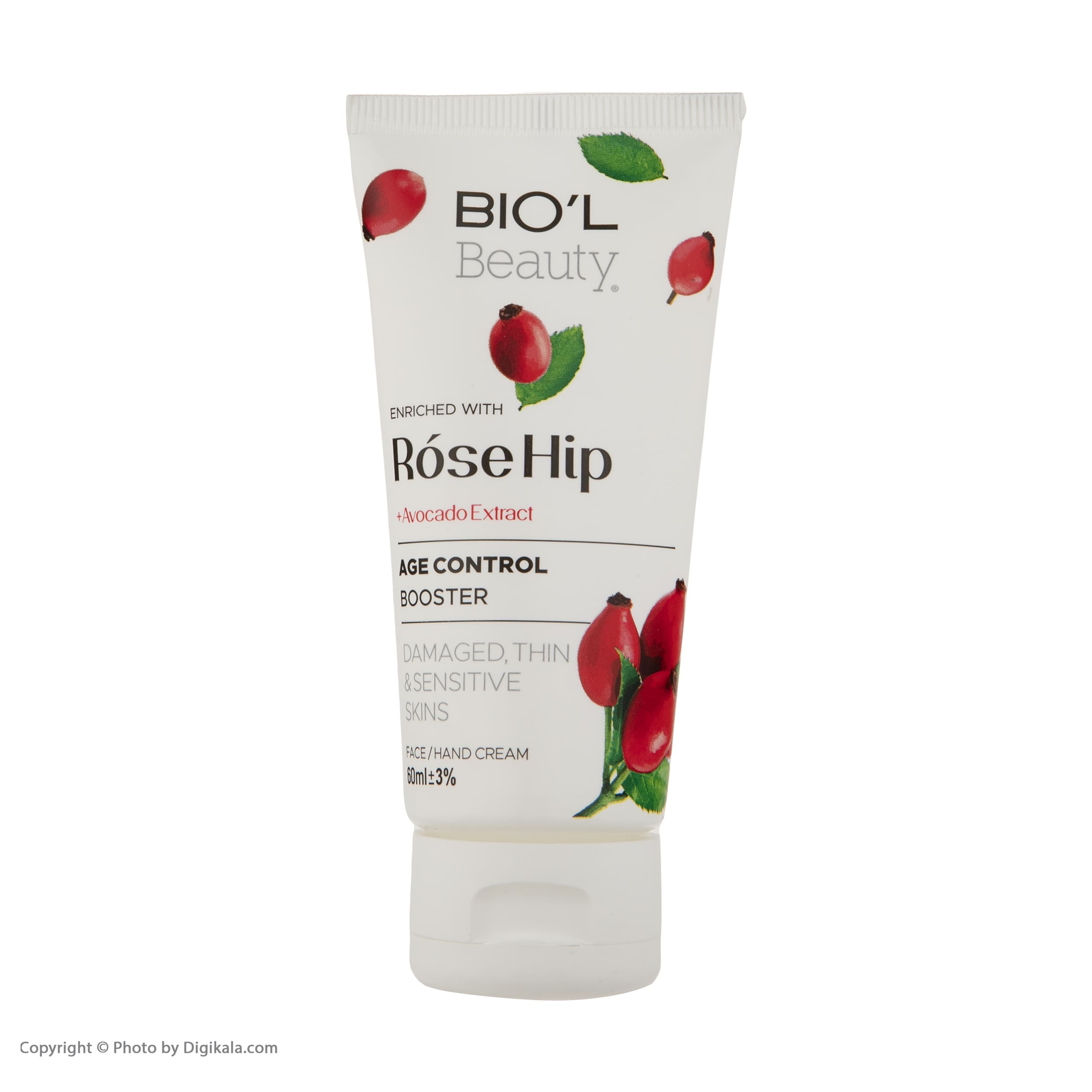 مراقبت پوست کرم دست و صورت بیول مدل Rose Hip حجم 60 میلی لیتر — تصویر ۲