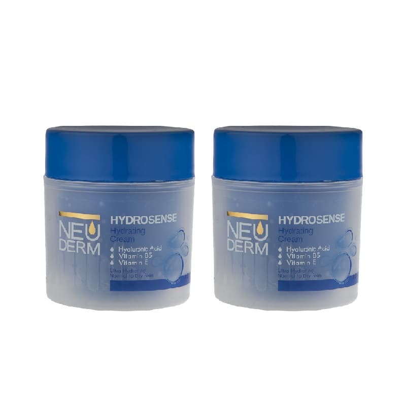 مراقبت پوست کرم مرطوب کننده نئودرم مدل Hydrosense حجم 150 میلی لیتر مجموعه 2 عددی