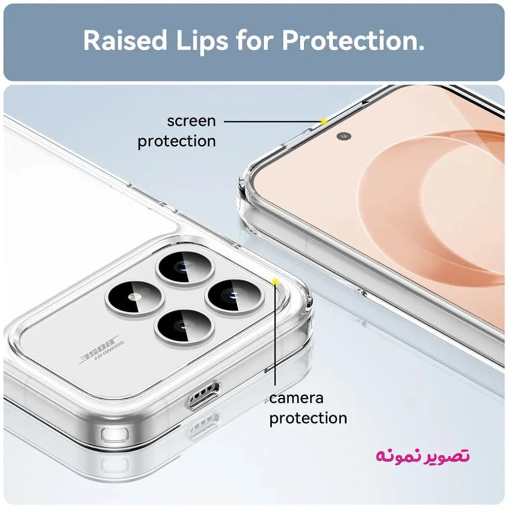قاب ژله ای شفاف Xiaomi Redmi K90 — تصویر ۶