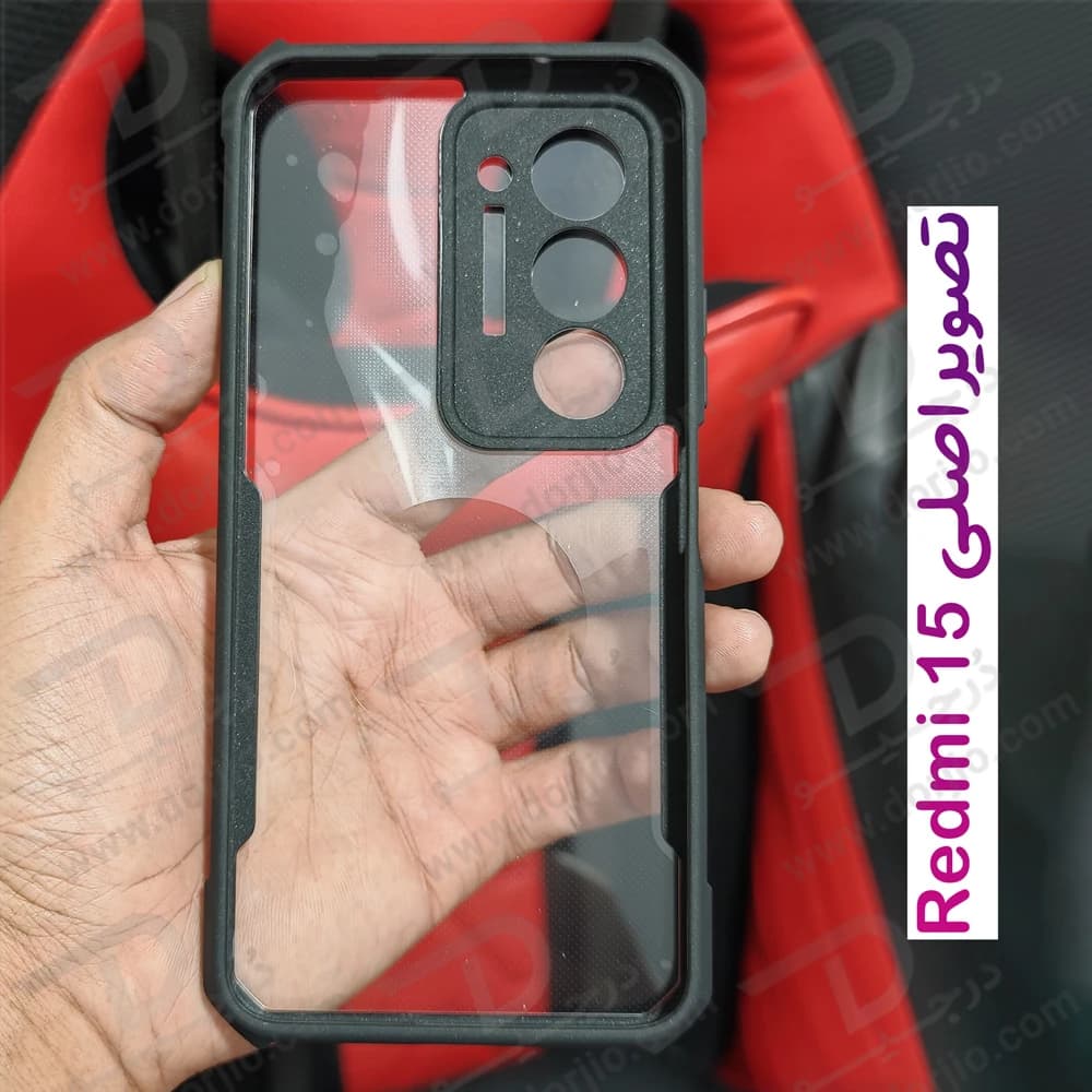 کریستال شیلد شفاف Xiaomi Redmi 15 مارک XUNDD سری Beatle — تصویر ۵