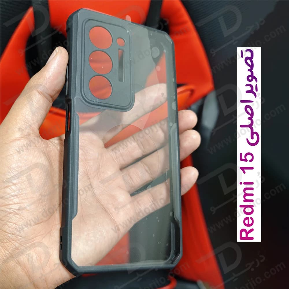 کریستال شیلد شفاف Xiaomi Redmi 15 مارک XUNDD سری Beatle — تصویر ۶