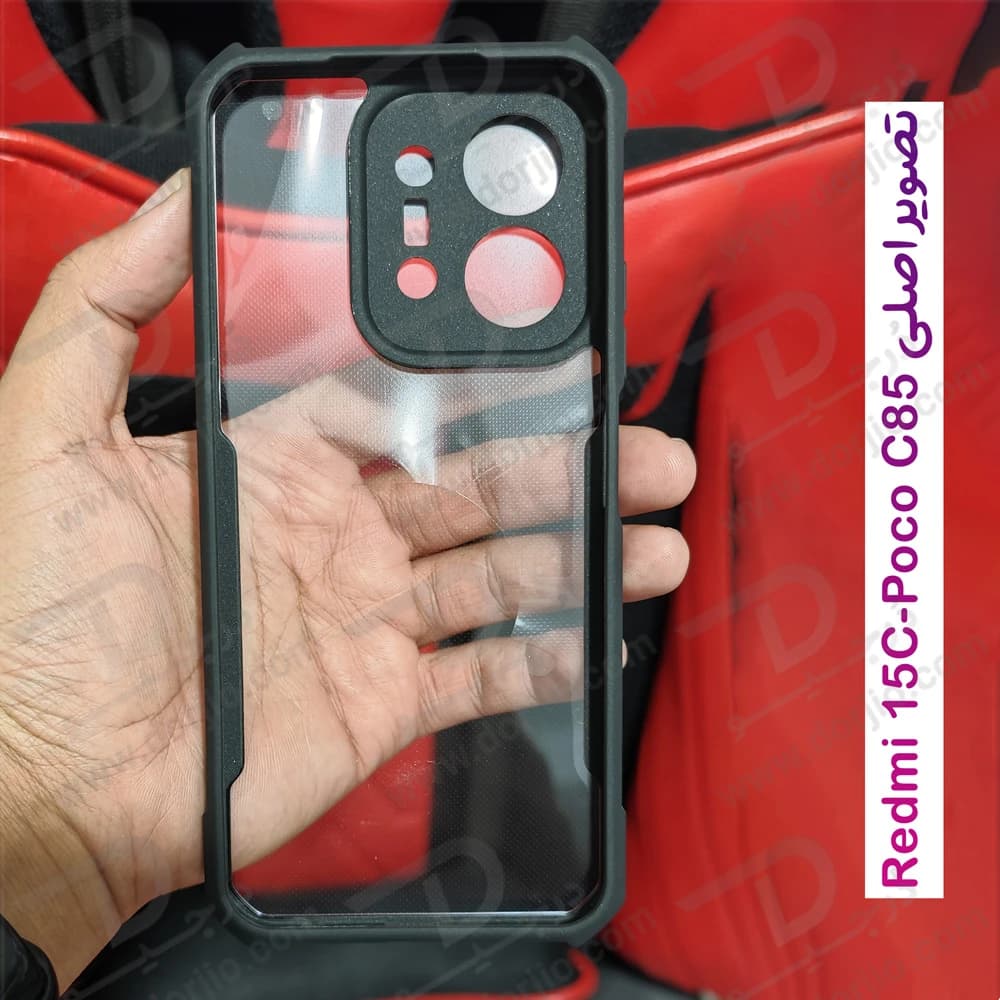 کریستال شیلد شفاف Xiaomi Redmi 15C مارک XUNDD سری Beatle — تصویر ۵
