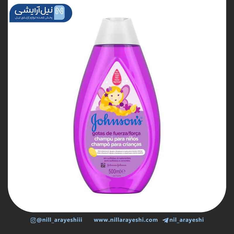 شامپو سر و بدن کودک طرح گیسو کمند جانسون 500 میل ( اروپا )