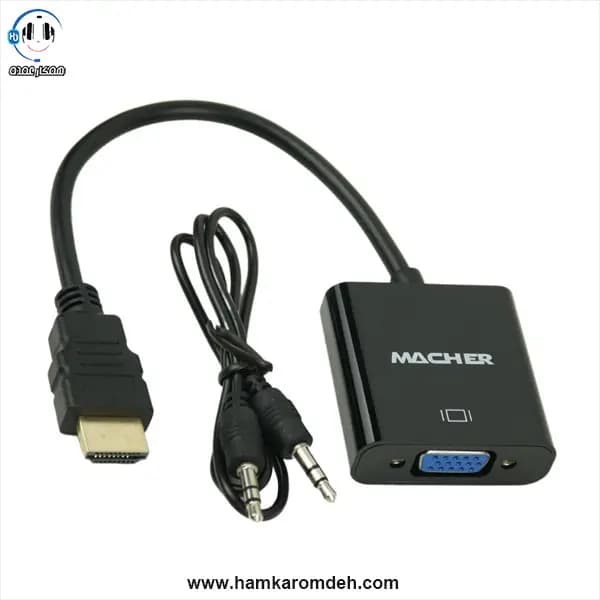 تبدیل HDMI MR-206 به VGA مچر MACHER — تصویر ۲