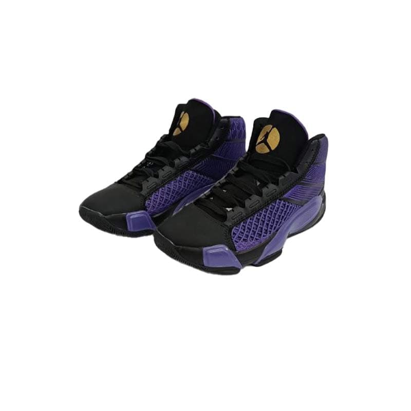 کتونی نایک ایرجردن 38 مشکی بنفش Nike Air Jordan 38 Black Purple — تصویر ۴