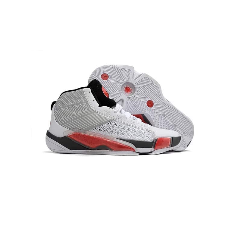 کتونی نایک ایرجردن 38 سفید قرمز Nike Air Jordan 38 White Red — تصویر ۴