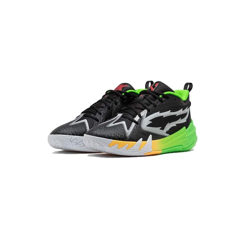 کتونی بسکتبال پوما اسکوت مشکی سبز زرد Puma Scoot Zeros NBA 2K Shot Meter — تصویر ۳