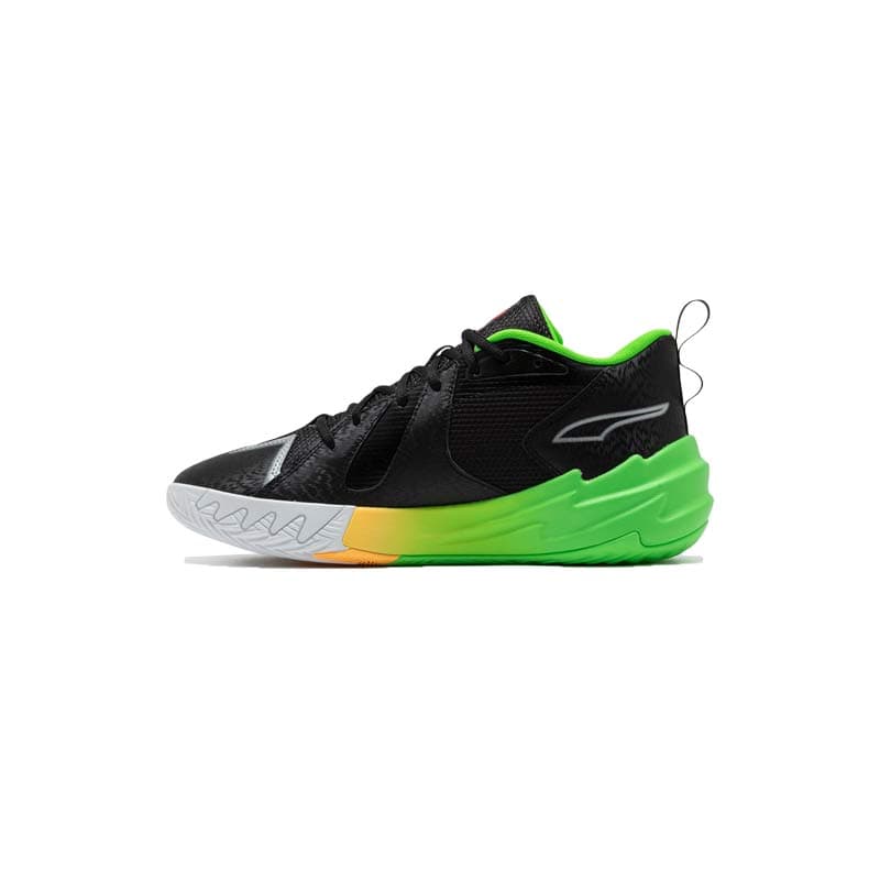 کتونی بسکتبال پوما اسکوت مشکی سبز زرد Puma Scoot Zeros NBA 2K Shot Meter — تصویر ۲