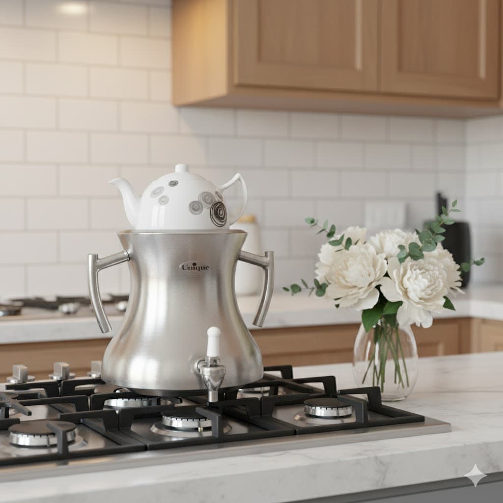 کتری و قوری 5 لیتر یونیک کد 7524 (خارجی درجه 1 ) — تصویر ۲