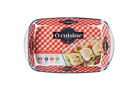 تابه فرانسه مستطیل تریموف 32*20 پیرکس کد 247 — تصویر ۲