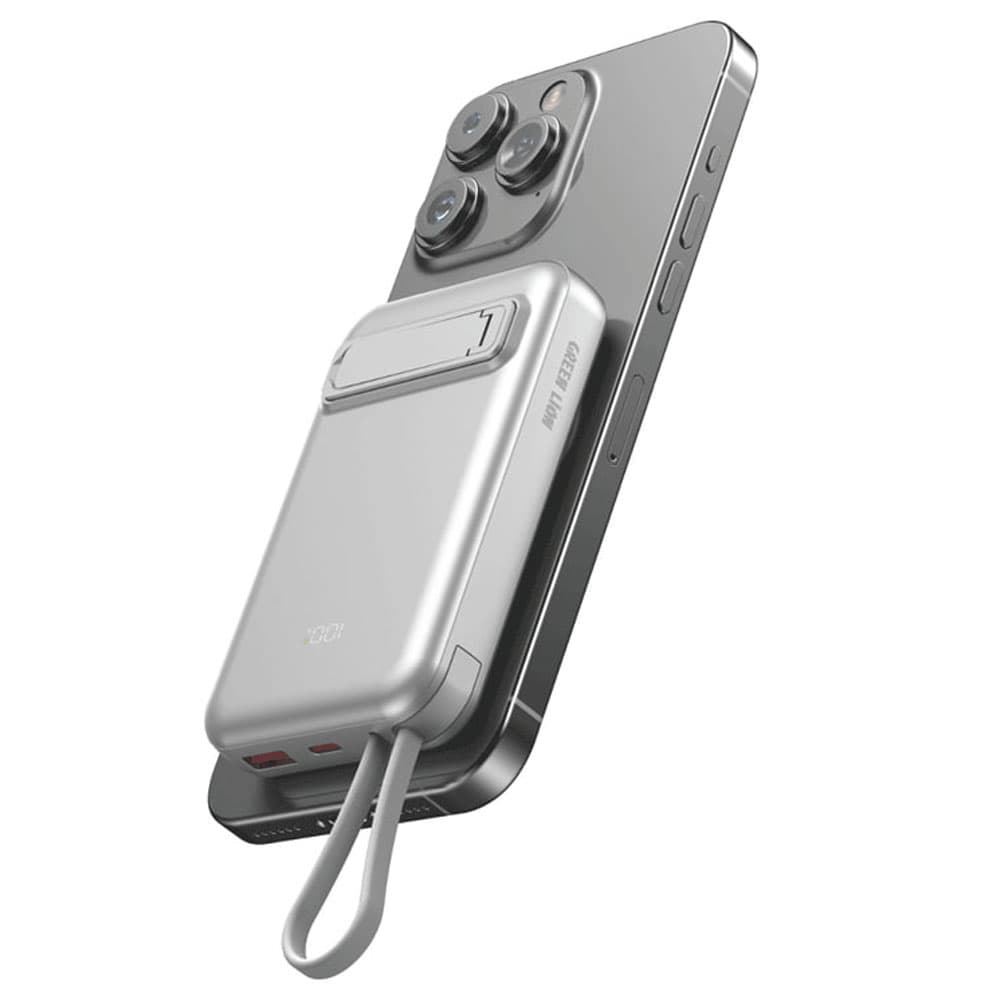 پاوربانک 10000 گرین لاین مدل DXB Magsafe