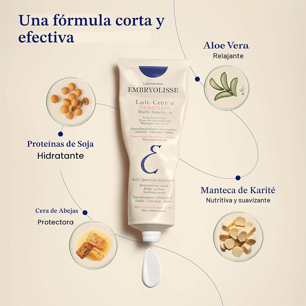 کرم مرطوب کننده پوست حساس امبریولیس Embryolisse Lait Sensitive Moisturizer Cream — تصویر ۶