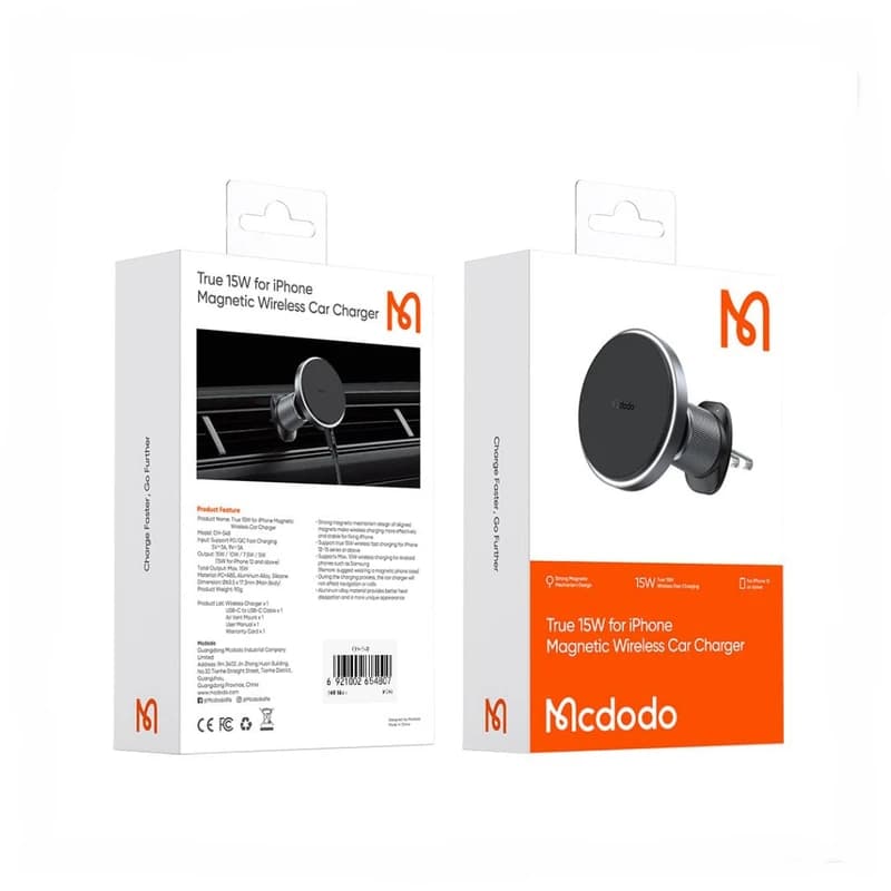 هولدر و نگهدارنده و شارژر بی سیم گوشی موبایل مک دودو مدل MCDODO CH-548 — تصویر ۶