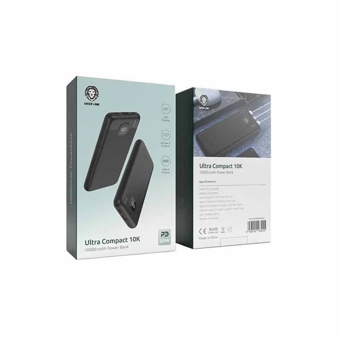 پاوربانک 10000 هزار گرین لاین مدل Green Lion Ultra Compact 10k — تصویر ۲