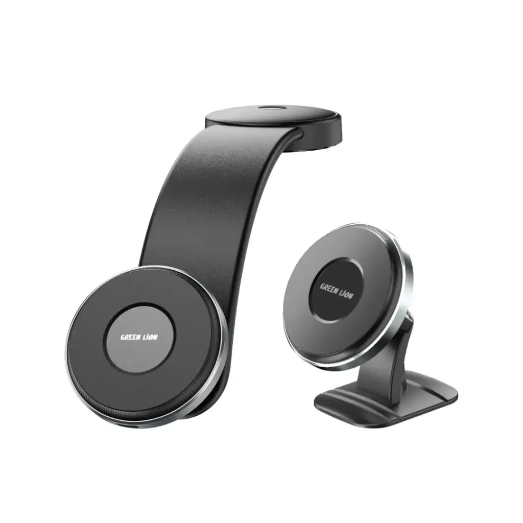 هولدر و نگهدارنده و شارژر ماشین گرین لاین مدل Green Lion 2 in1 Magflex Car Phone Holder