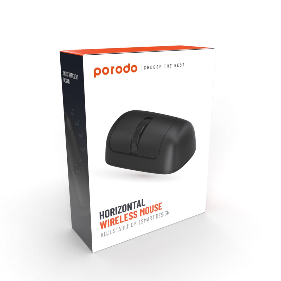 ماوس بیسیم پرودو مدل Porodo Wireless Horizontal Mouse DPI 2000 — تصویر ۳