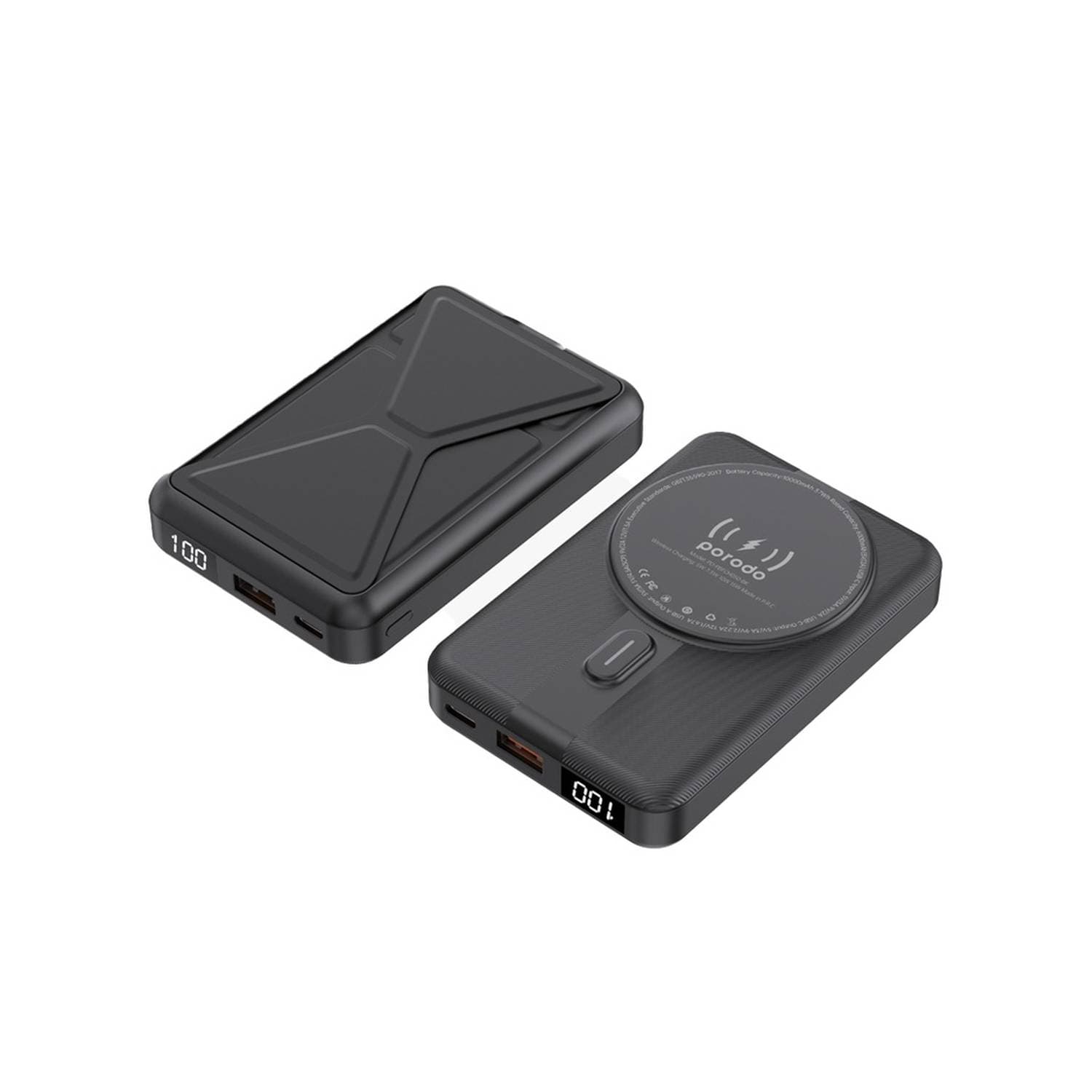 پاوربانک 10000 میلی آمپر پرودو مدل porodo MagSafe Power & Stand — تصویر ۲