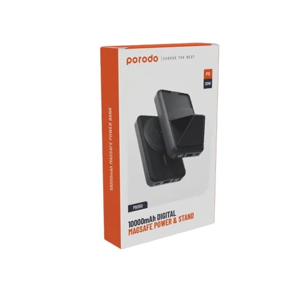 پاوربانک 10000 میلی آمپر پرودو مدل porodo MagSafe Power & Stand — تصویر ۴