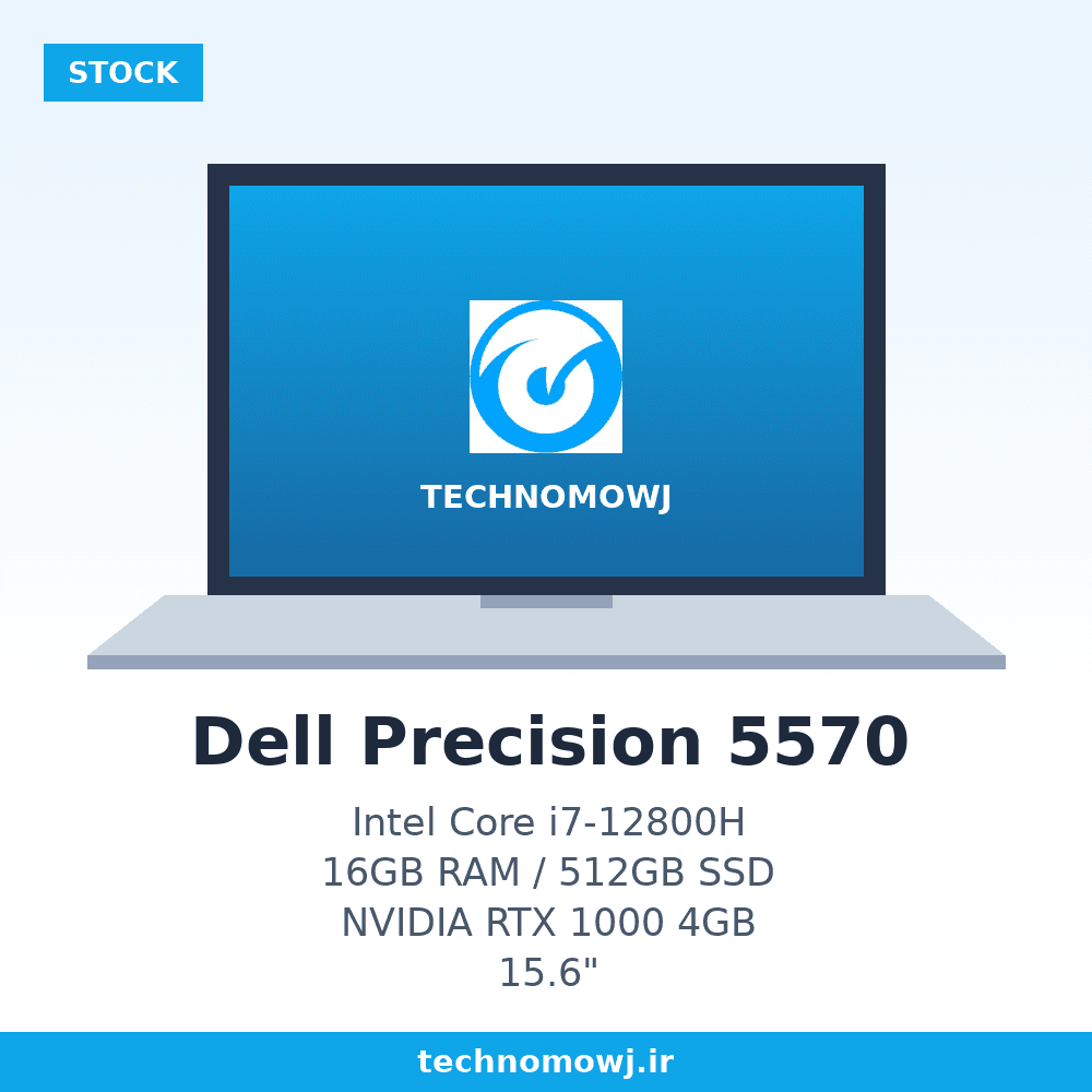 لپ تاپ استوک Dell Precision 5570 | Core i7-12800H | 16GB | 512GB SSD | 4GB RTX 1000 | 15.6 اینچ FHD