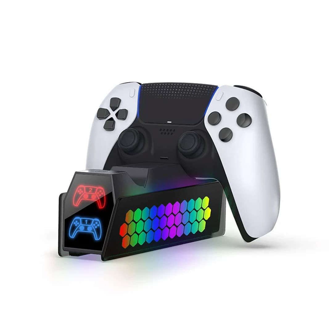 پایه شارژ RGB دسته پلی استیشن 5 دابی مدل TP5-3571