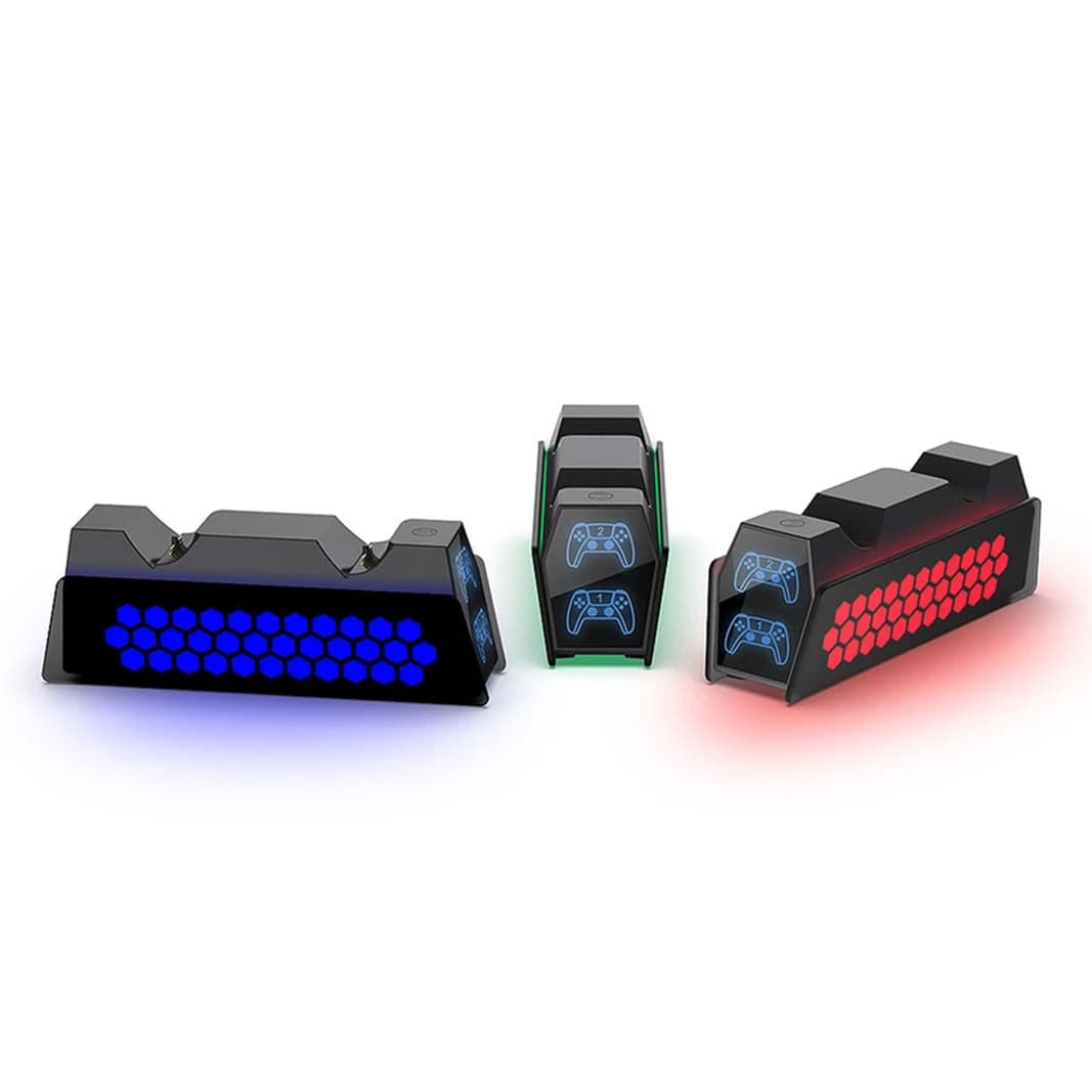 پایه شارژ RGB دسته پلی استیشن 5 دابی مدل TP5-3571 — تصویر ۴