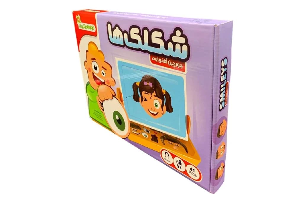 بازی آموزشی جورچین آهنربایی شکلک ها
