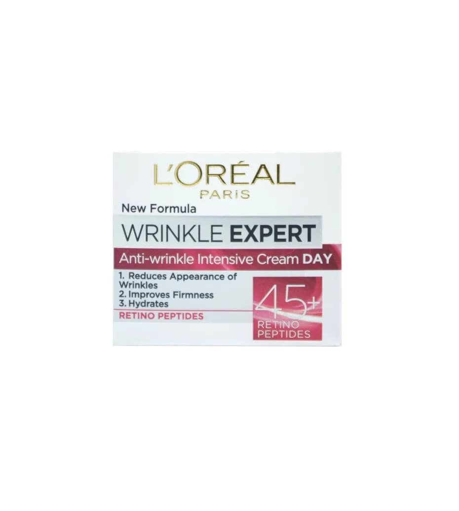(حیاط خلوت انقضا 2025-04) کرم روز تخصصی لورآل(لوریل) ضد چروک مناسب +45 anti wrinkle intensive cream day
