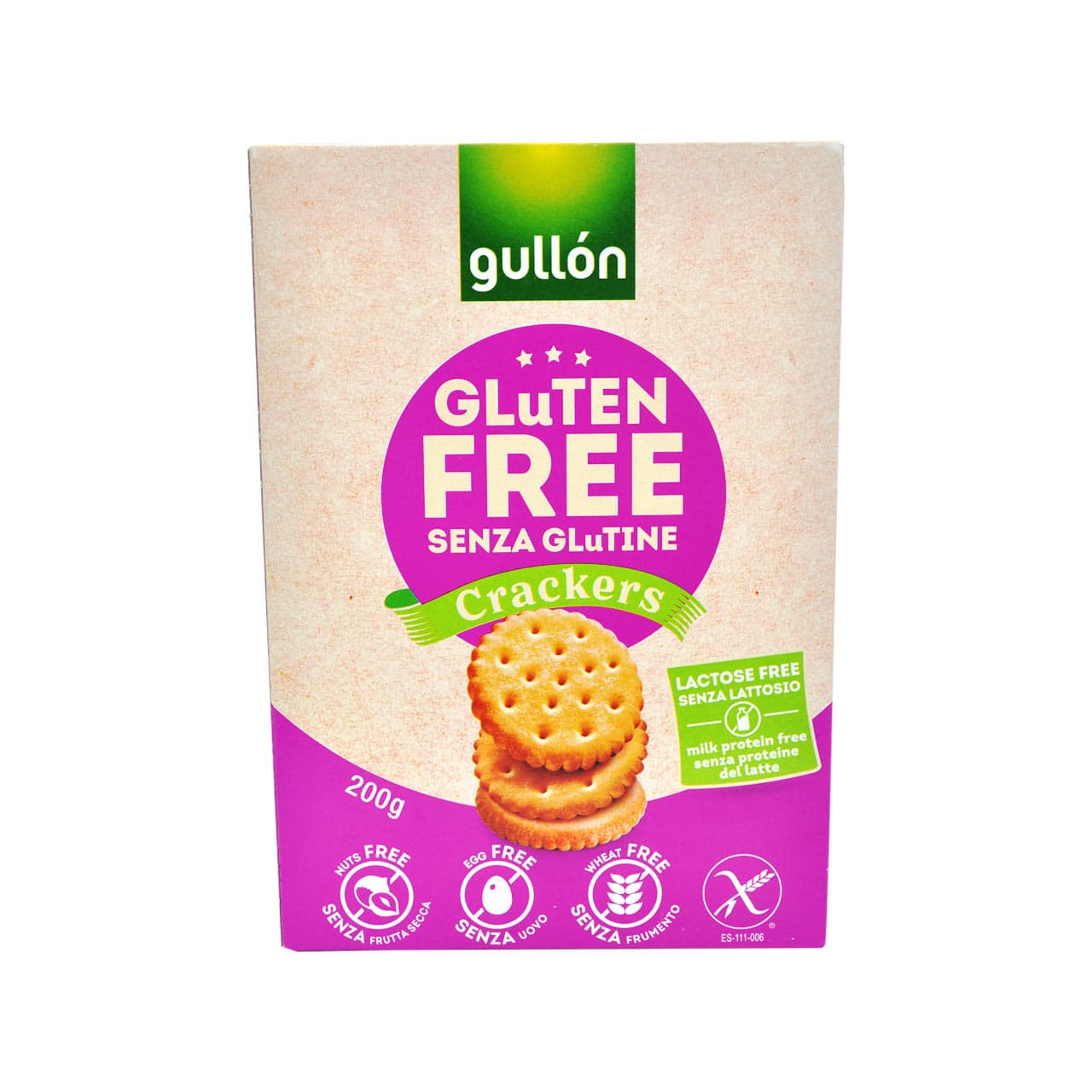 بیسکوییت کراکر ( بدون گلوتن ) 200 گرم گولون – gullon