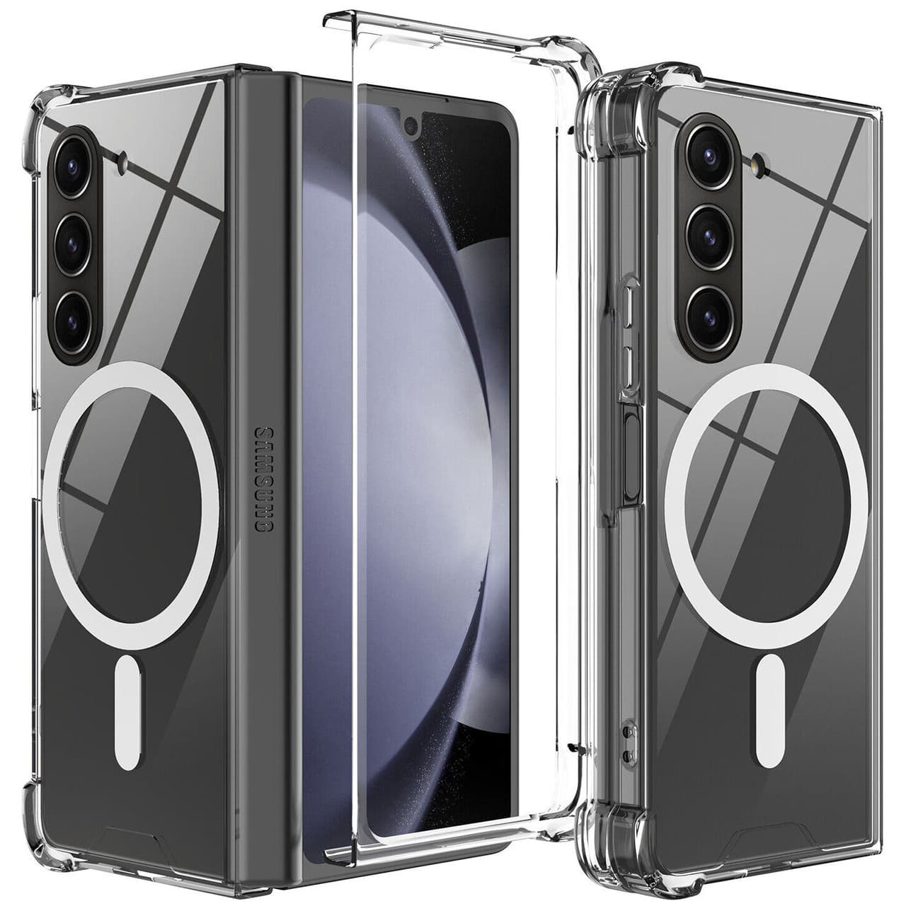 قاب ژله ای سامسونگ Galaxy Z FOLD 4 مدل مگ سیف دار