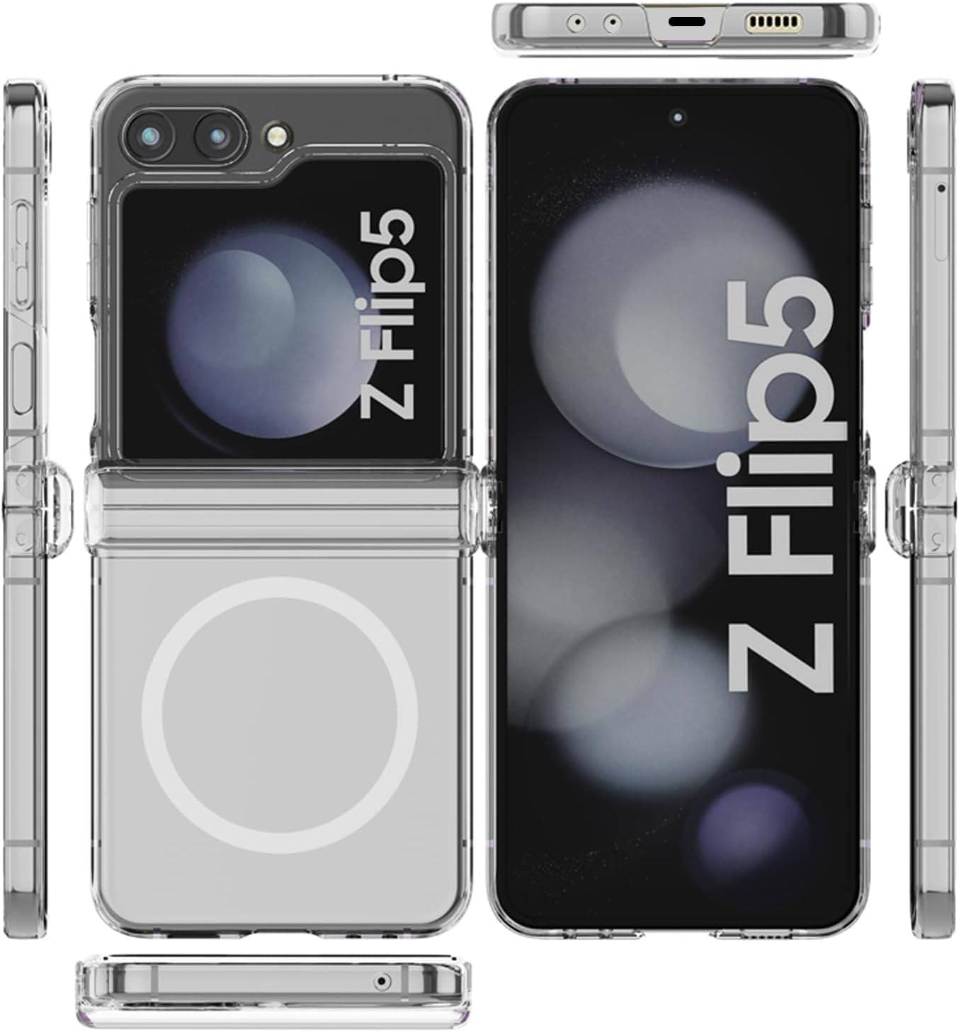 قاب ژله ای سامسونگ Galaxy Z FLIP 3 مدل مگ سیف دار — تصویر ۴