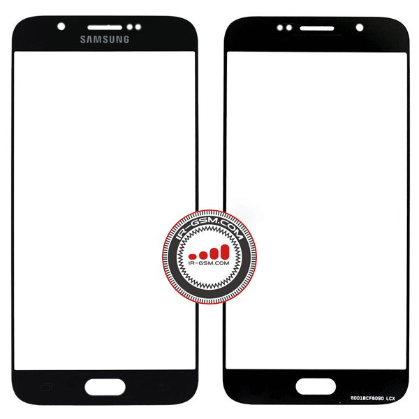 گلس تعمیراتی سامسونگ مشکی Glass Samsung Galaxy A8 A800 BLACK