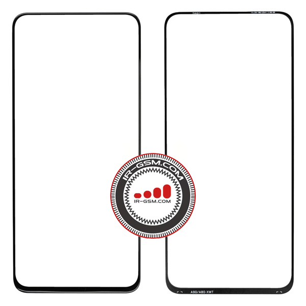 گلس تعمیراتی سامسونگ مشکی GLASS SAMSUNG A805 A80 BLACK