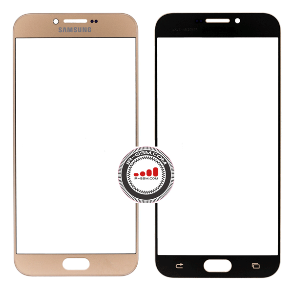گلس تعمیراتی سامسونگ طلایی GLASS SAMSUNG A810 A8 2016 GOLD