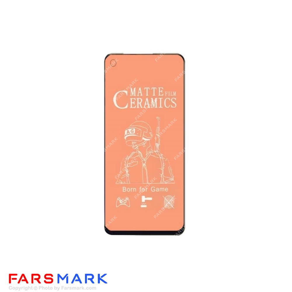 گلس سرامیکی مات گوشی شیائومی Xiaomi Redmi Note 9 5G — تصویر ۲