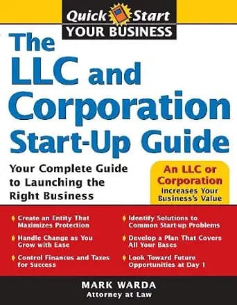 و دانلود نسخه کامل کتاب زبان اصلی The LLC and Corporation Start-Up Guide: Your Complete Guide to Launching the Right Business (Quick Start Your Business) PDF | دانلود کتاب خارجی