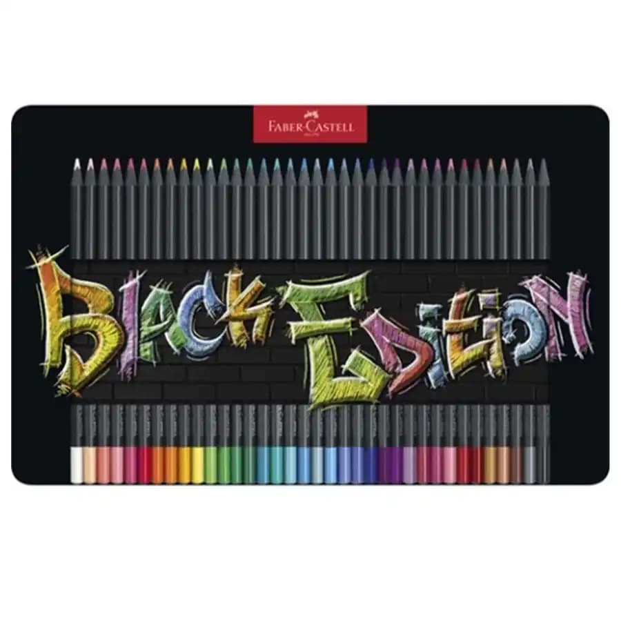 مدادرنگی 36 رنگ فابرکاستل مدل BLACK EDITION
