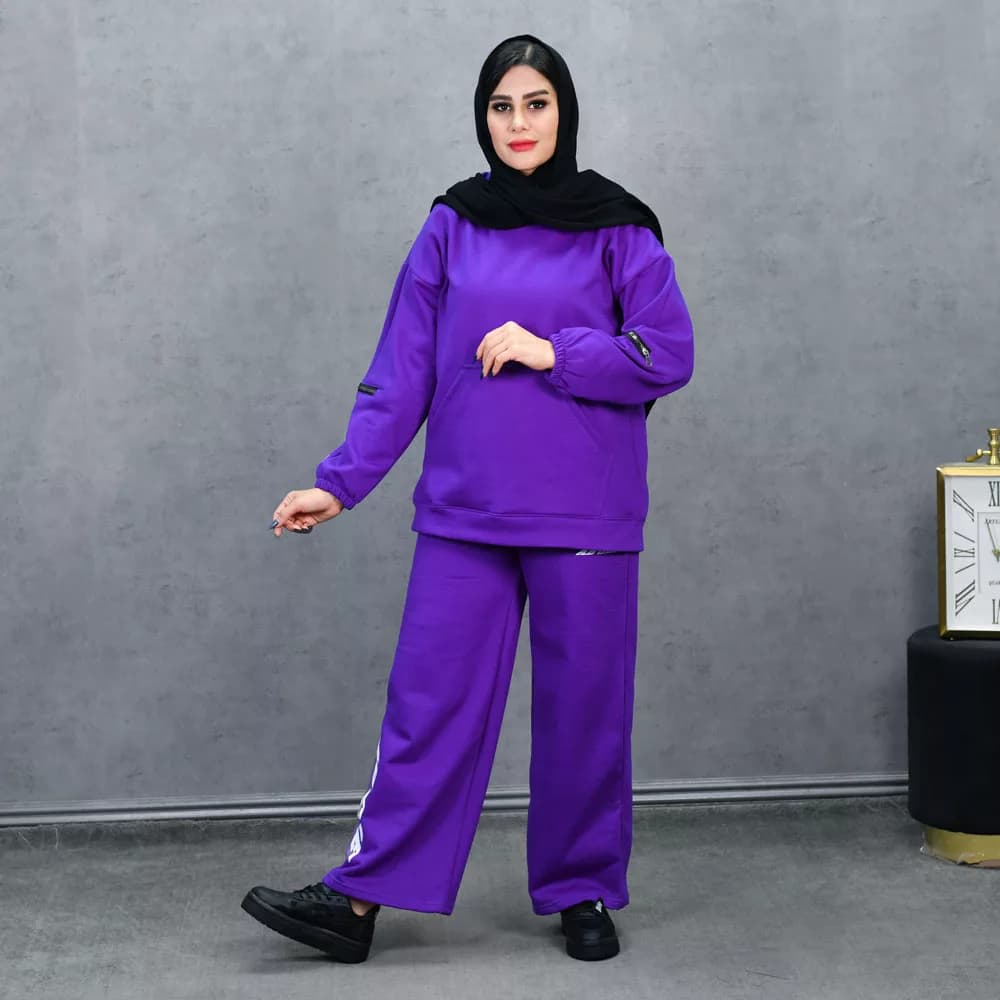ست هودی و شلوار دخترانه کد 24540