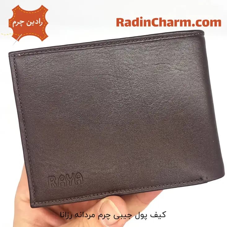 کیف پول جیبی چرم مردانه رزانا — تصویر ۵