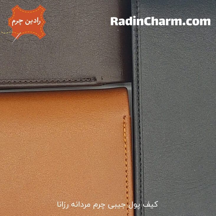 کیف پول جیبی چرم مردانه رزانا — تصویر ۳