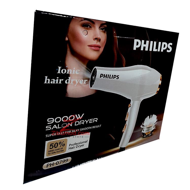 سشوار حرفه ای فیلیپس Philips مدل Ph-0799 قدرت 9000 وات (سری 2022) — تصویر ۲