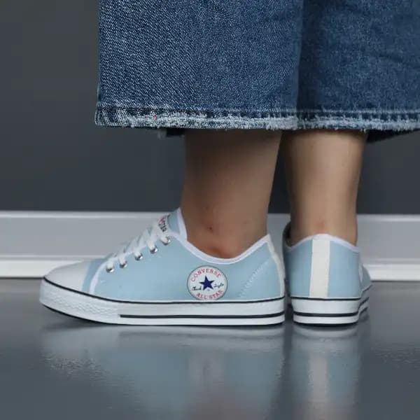 کتونی اسپرت آبی بدون ساق ALL STAR — تصویر ۵