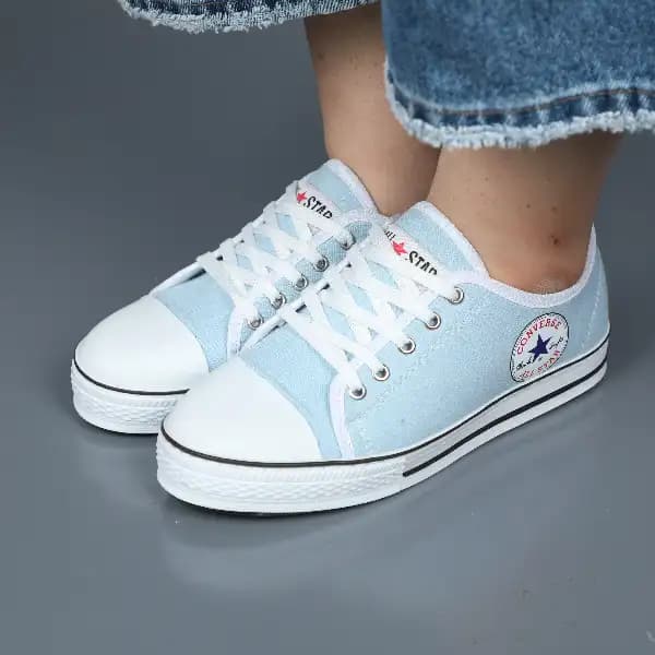 کتونی اسپرت آبی بدون ساق ALL STAR