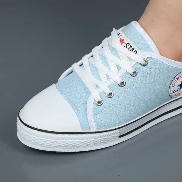 کتونی اسپرت آبی بدون ساق ALL STAR — تصویر ۲