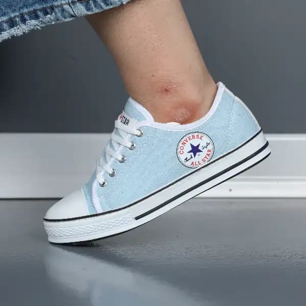 کتونی اسپرت آبی بدون ساق ALL STAR — تصویر ۴