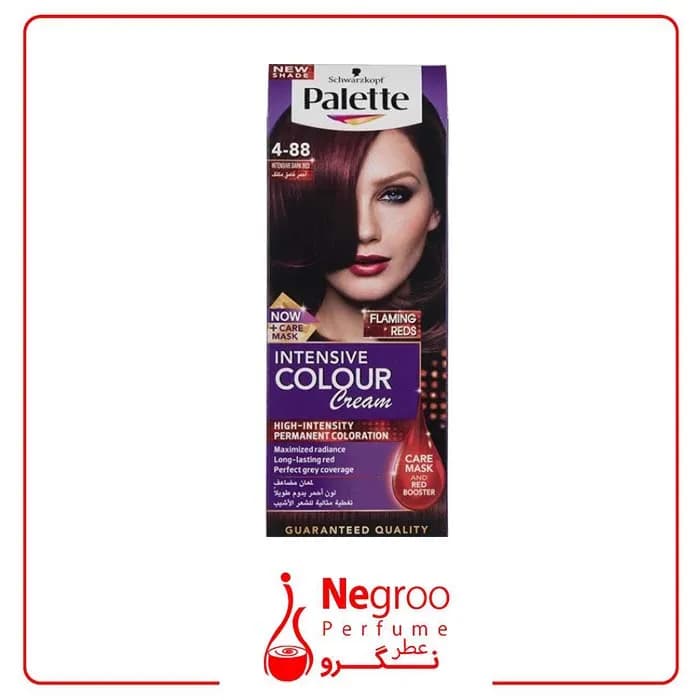 کیت رنگ موی پلت سری Intensive مدل Intensive Dark Red — تصویر ۳