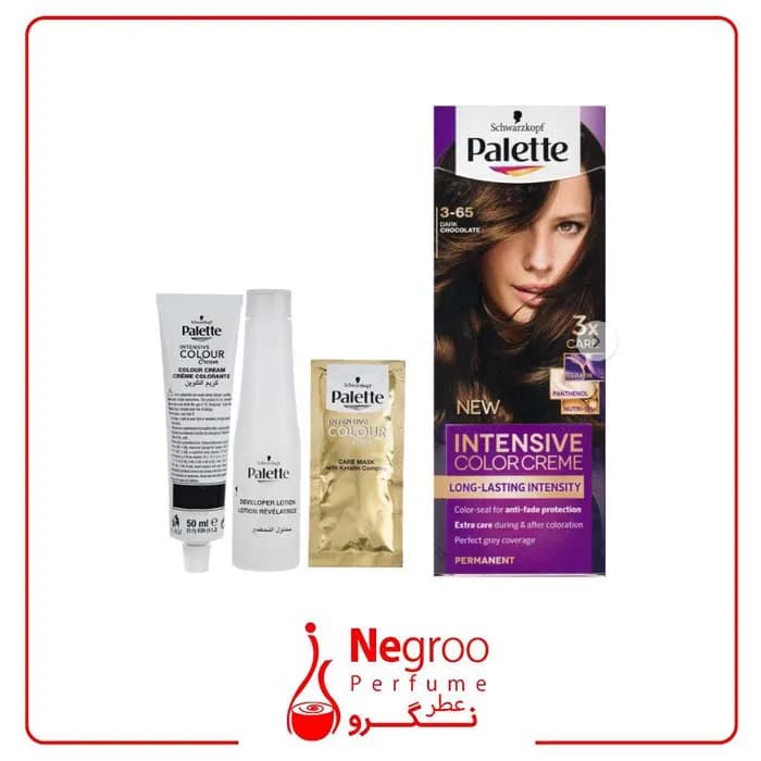 کیت رنگ موی پلت سری Intensive مدل Intensive Dark Red