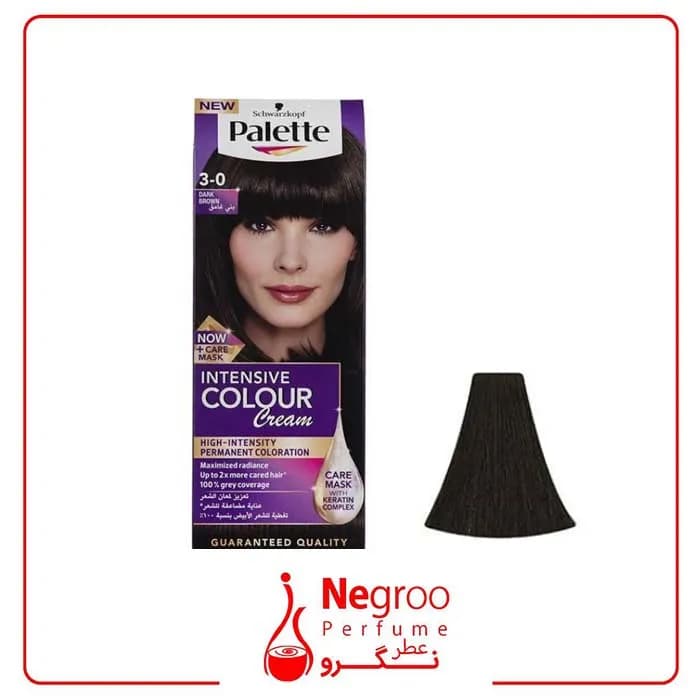 کیت رنگ موی پلت سری Intensive مدل Intensive Dark Red — تصویر ۲