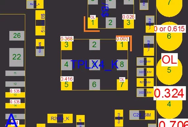 آی سی تریپلکسر آیفون ایکس اس مکس (TPLX4_K) (TPX253600MT) — تصویر ۲