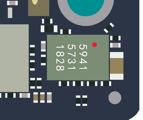 آی سی سوییچ آنتن بلوتوث و وای فای آیفون ایکس اس مکس (U_5G_L_W) (U_5G_U_W) (SKY85759) — تصویر ۴