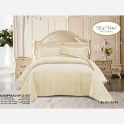 روتختی پنبه دوز مخمل دونفره لاویتا (سرویس خواب ELIZ) — تصویر ۵